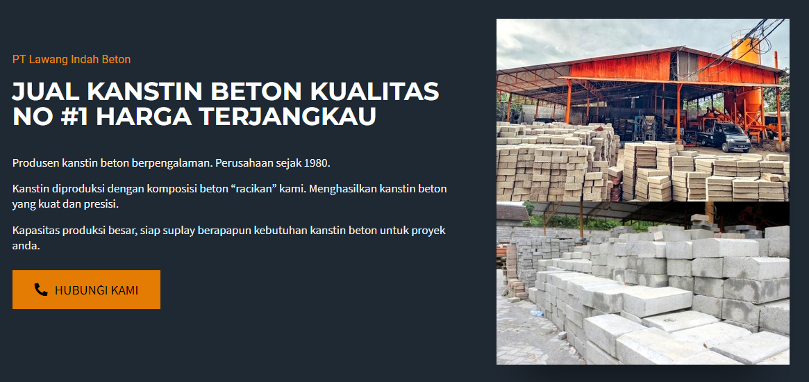 lawang indah beton