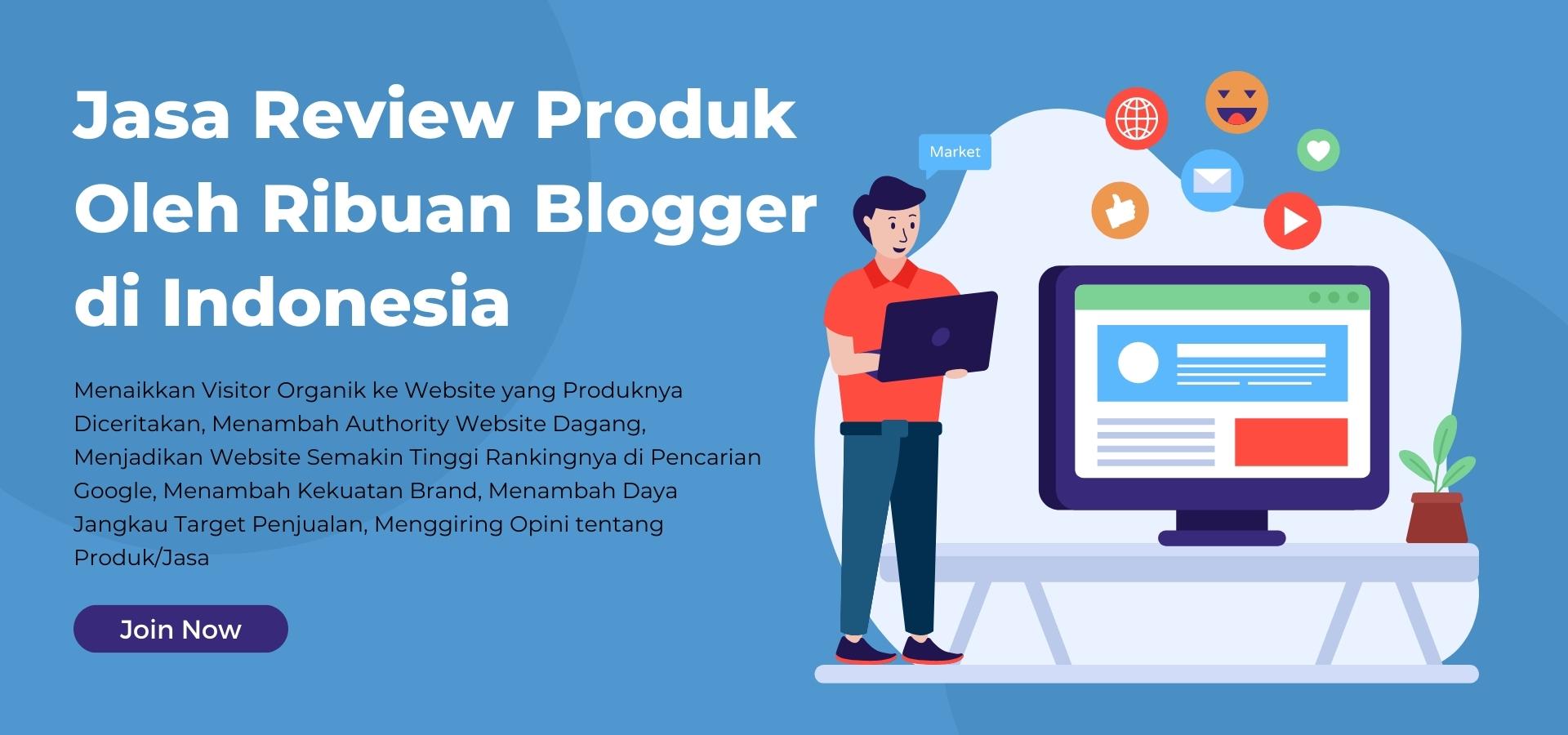 manfaat menggunakan jasa blogger rajabacklink untuk review produk